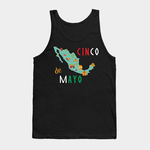 cinco de mayo mexicano Tank Top by aldistar